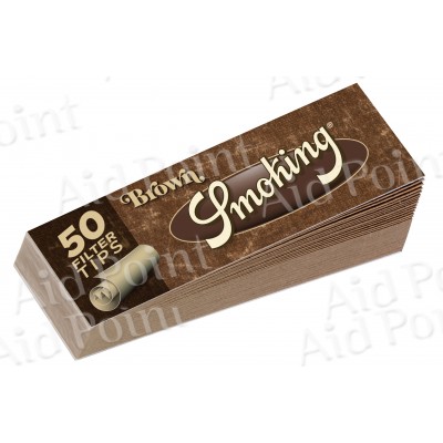 PROV-C01251002 SMOKING FILTER TIPS BROWN MEDIUM SIZE 50x50